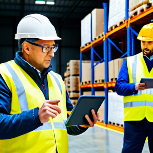 도로교통사 자격증으로 가능한 해외 직무 - Global Logistics Safety Expert**

"A professional logistics safety manager, fully clothed in appropr...