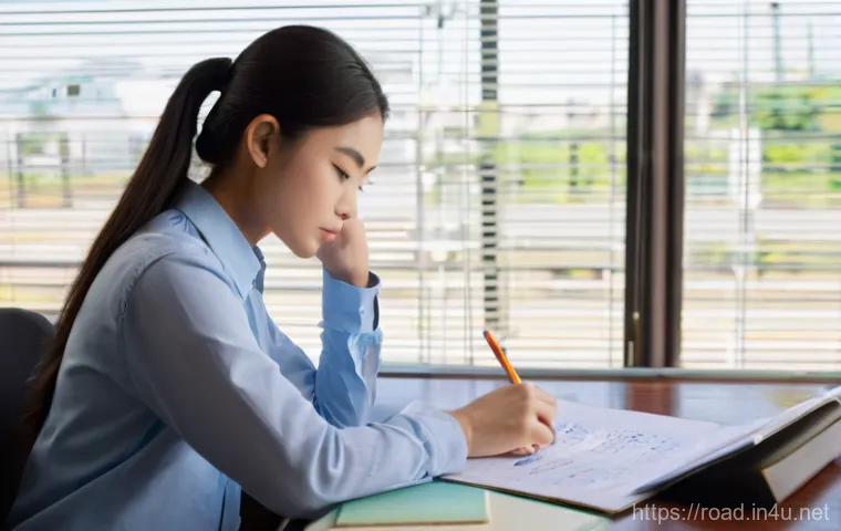 도로교통사 필기시험 합격률 높이는 법 - **Prompt 1: Detailed Accident Scene Investigation**
    A professional, male Road Traffic Accident A...