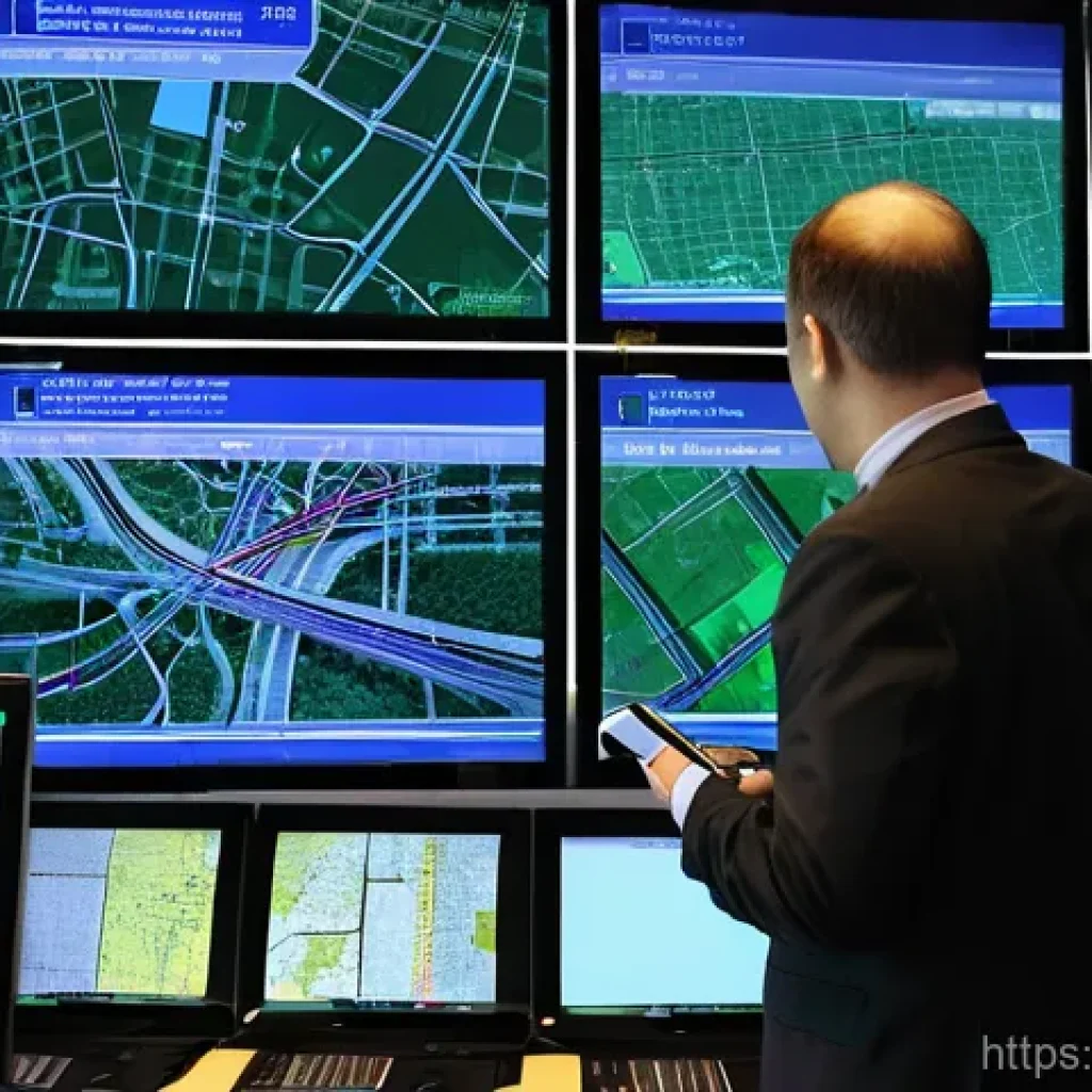 도로교통사 연봉 수준 및 변화 추이 - **Prompt 1: Urban Traffic Control Center**
    A highly professional male or female traffic expert, ...
