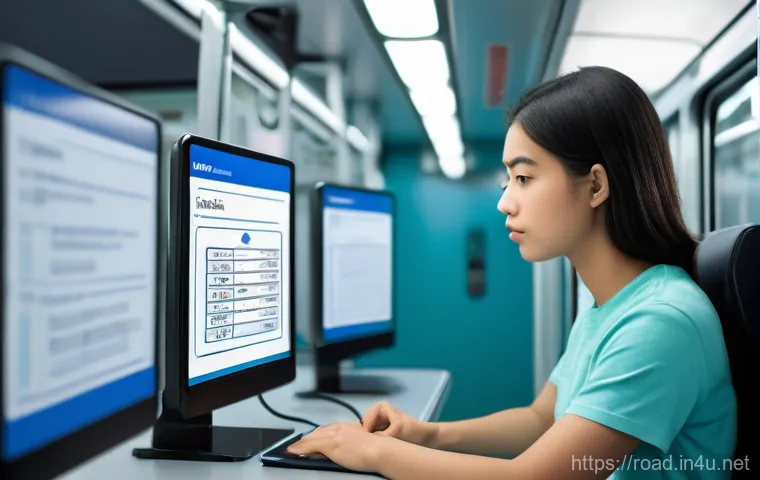 도로교통사 필기시험 대비 문제 풀이 - **Modern Driver's License Study and CBT Exam:**
    "A bright, modern illustration depicting a young...